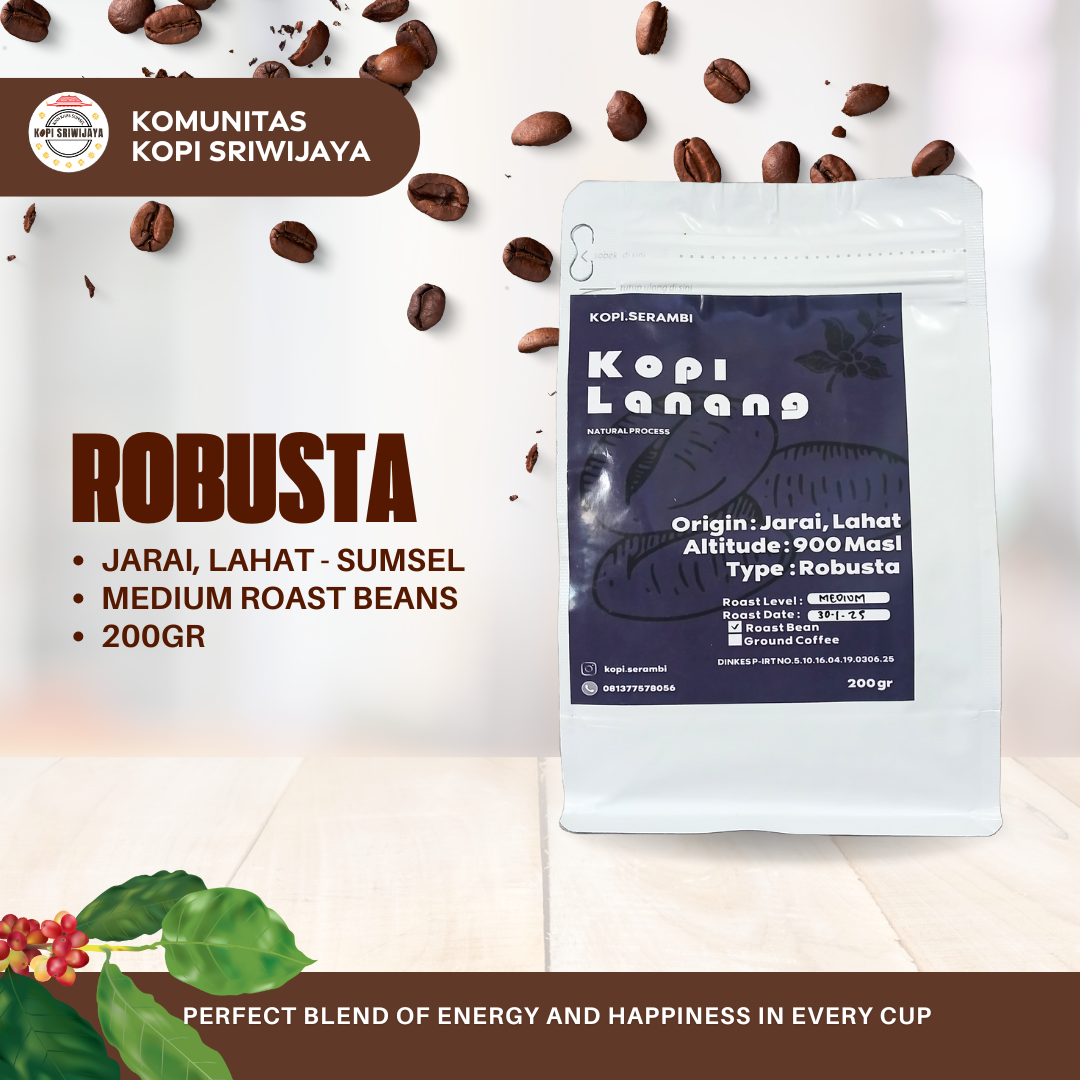 Kopi.Serambi - Kopi lanang - Natural Process